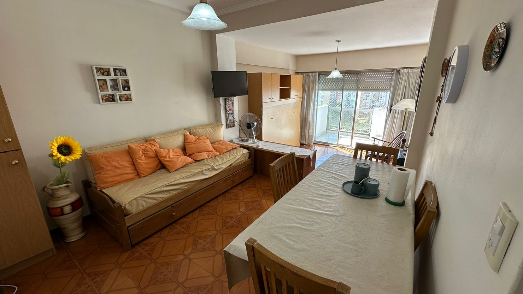 Departamento 1 Ambiente Divisible con Balcon