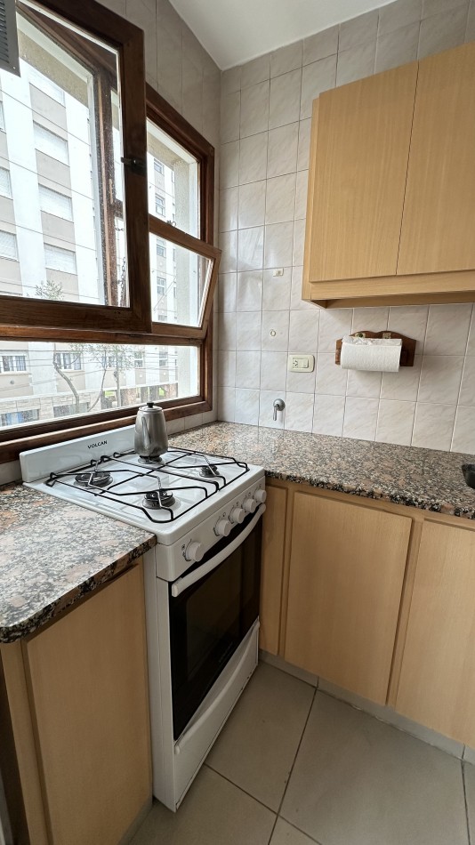 Departamento 2 Ambientes con Balcon cerrado