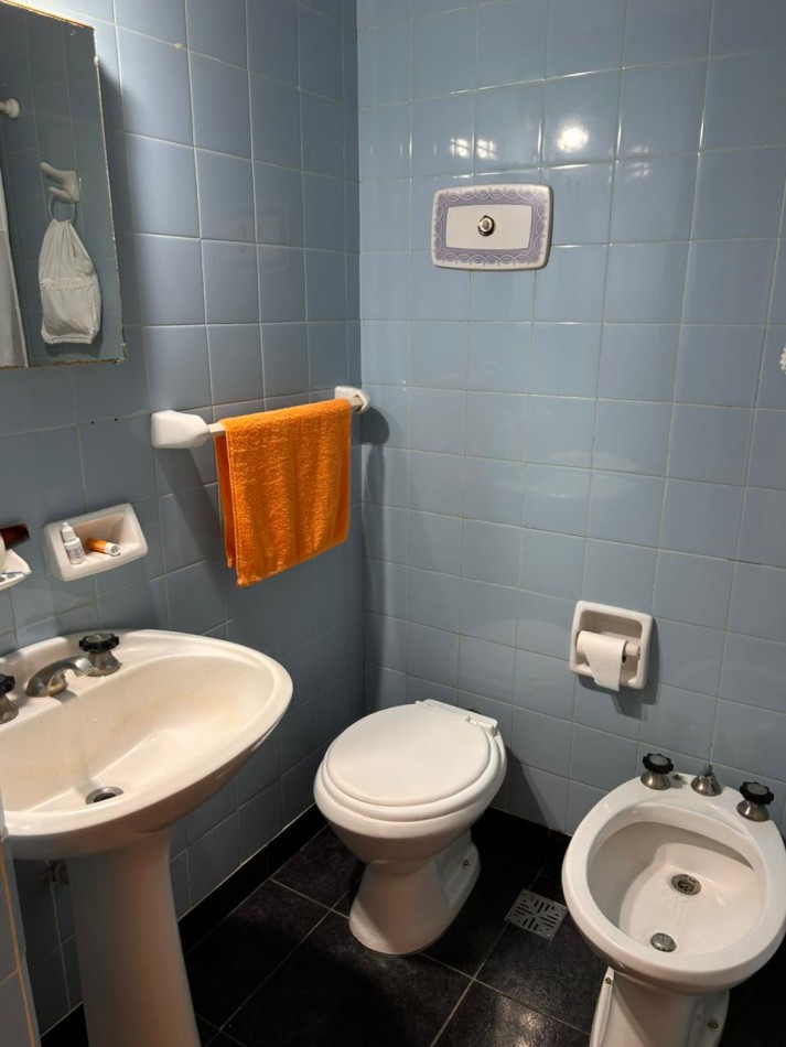 Departamento 2 Ambientes con Balcon y Vista Lateral al Mar